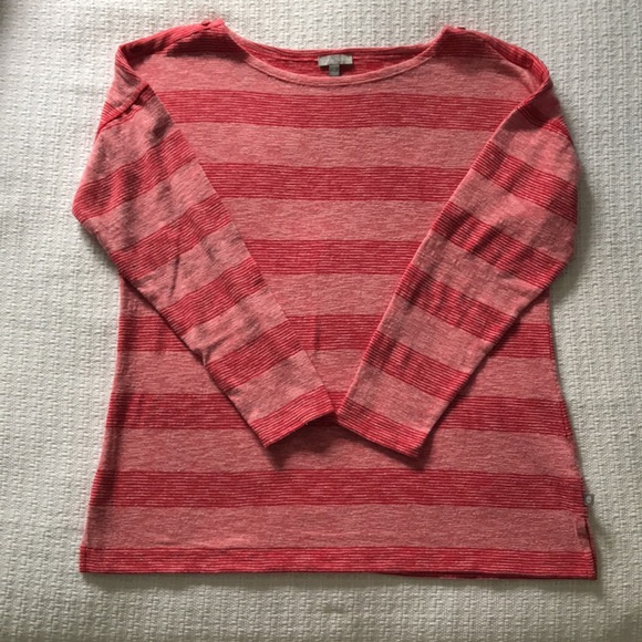 Talbots red-striped long-sleeve t-shirt - Picture 2 of 6
